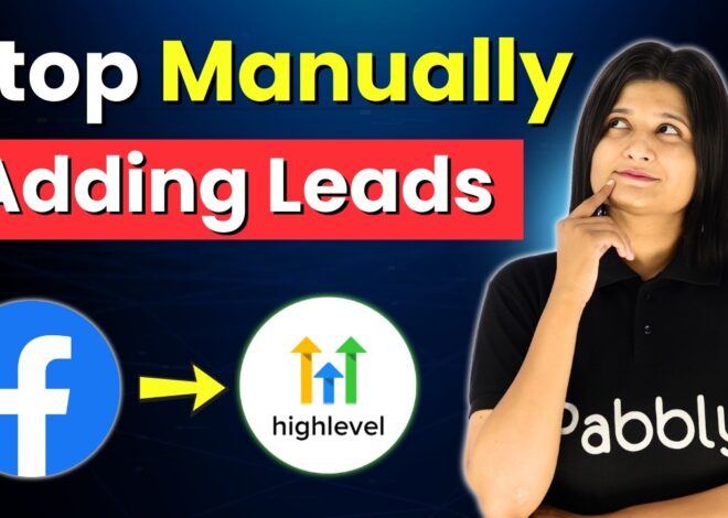 Automatically Add Facebook Leads to GoHighLevel (No Code Tutorial)