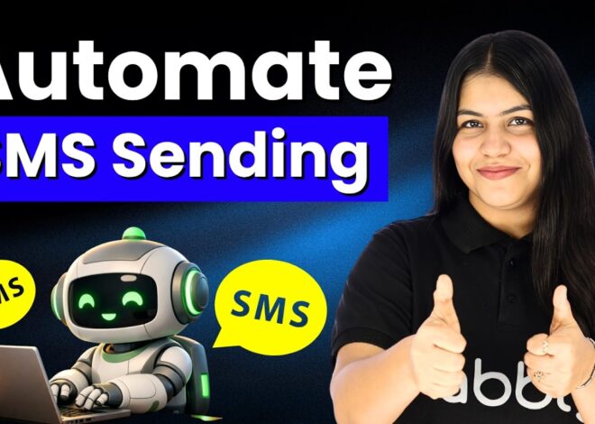 Send SMS Messages Automatically in Minutes