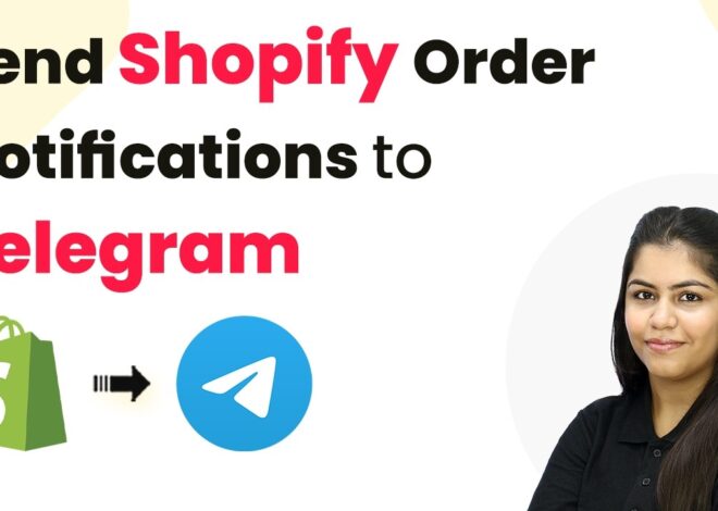 Send Shopify Order Notifications to Telegram Automatically