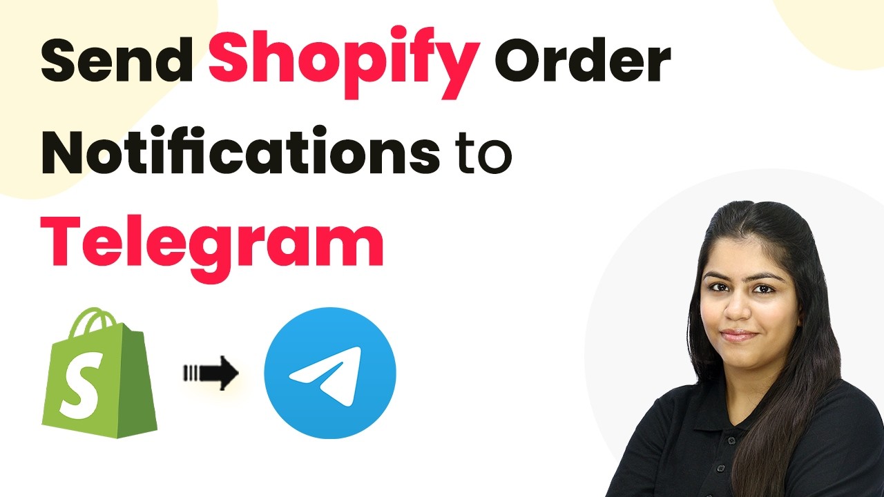 Send Shopify Order Notifications to Telegram Automatically