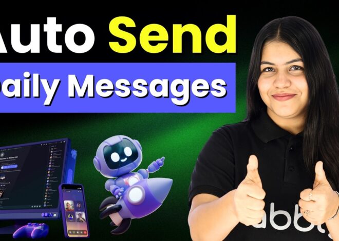 Schedule Daily Messages Without Manual Work