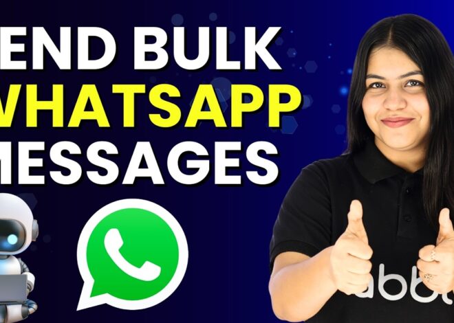 Send Bulk WhatsApp Messages to Leads and Customers
