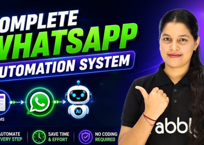 Build a Complete WhatsApp Automation System Without Coding