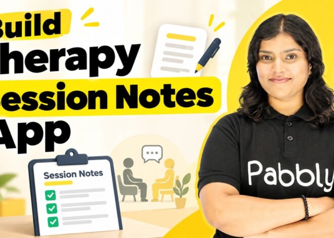 How I Built a Therapy Session Notes App in 20 Minutes — No Code!